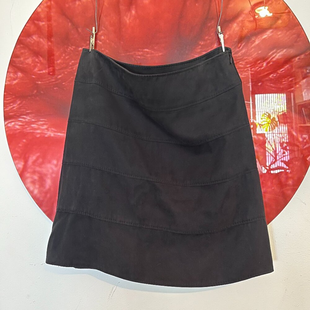 Natural beauty suede mini skirt